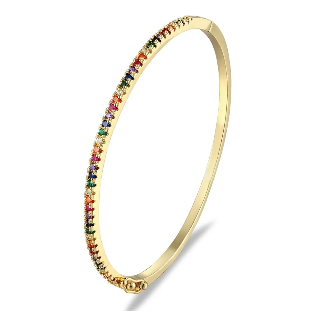 New Design High Quality Charm Rainbow Bangles