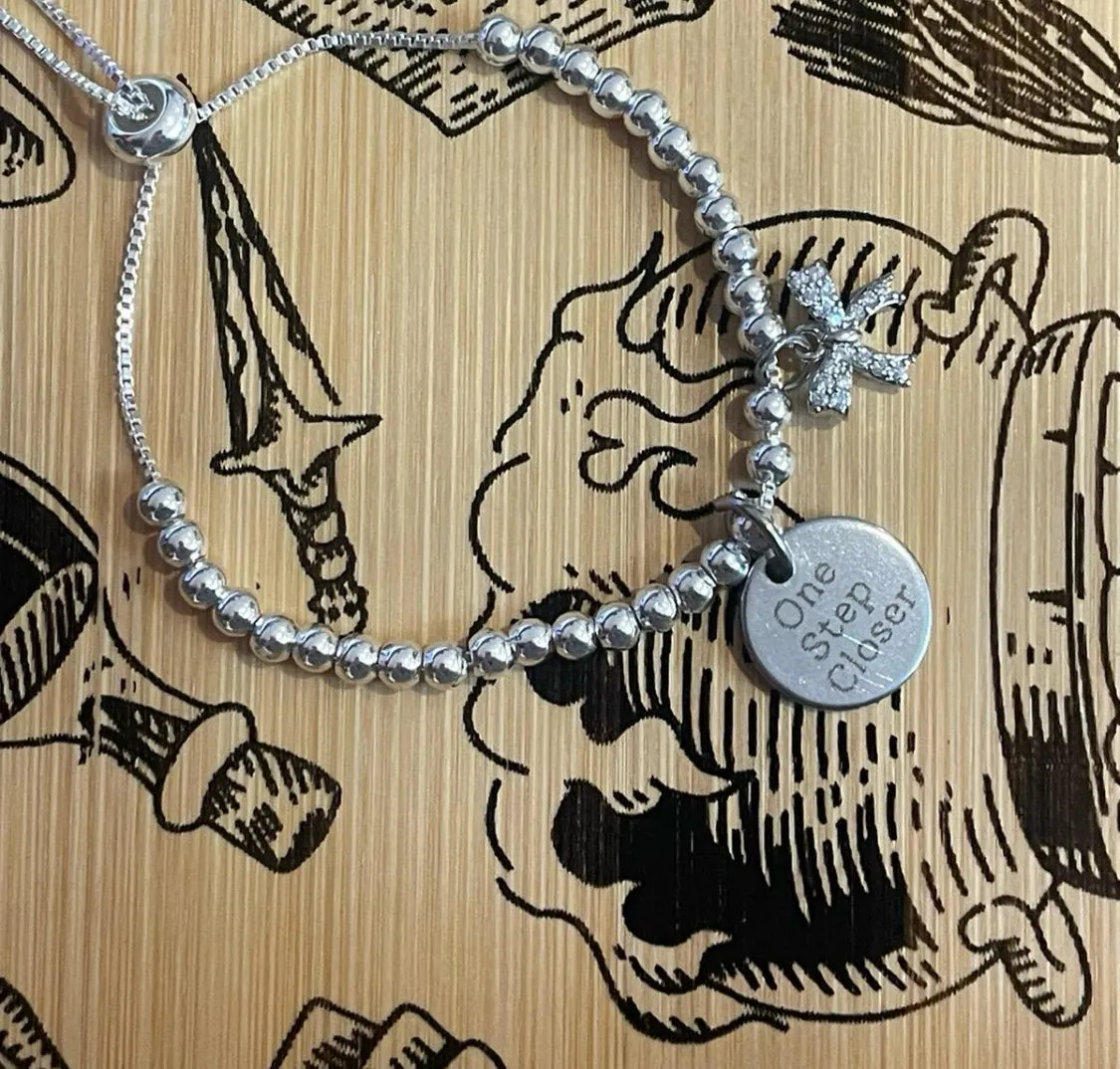 'One step closer’ adjustable bracelet, jewelry