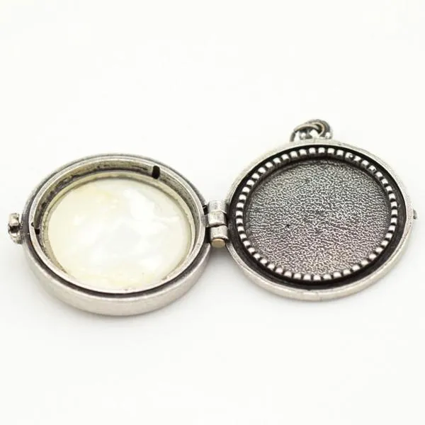 Pink Ombre Chevron Locket