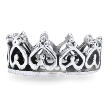 R9012 Hearts All Around Crown Ring