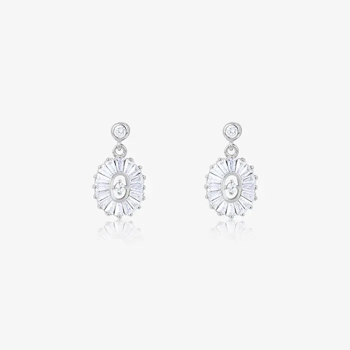 Radiant Oval Beads Earring