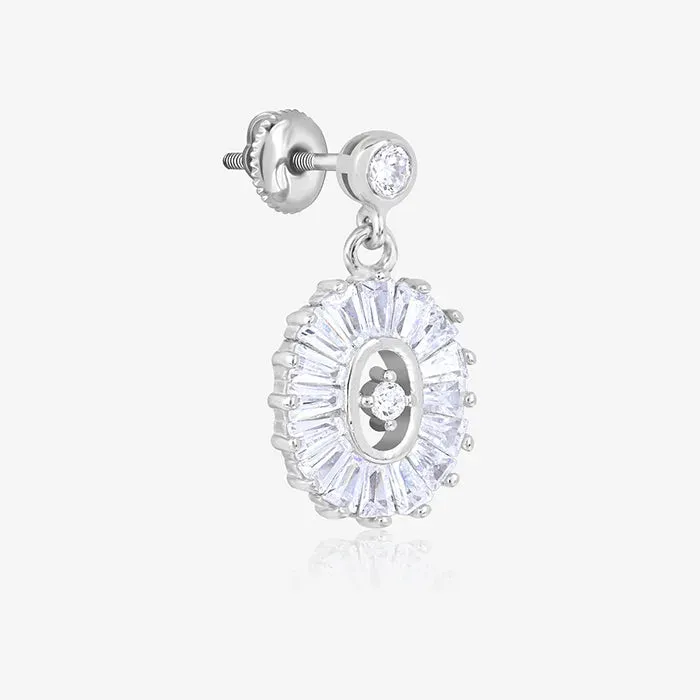 Radiant Oval Beads Earring