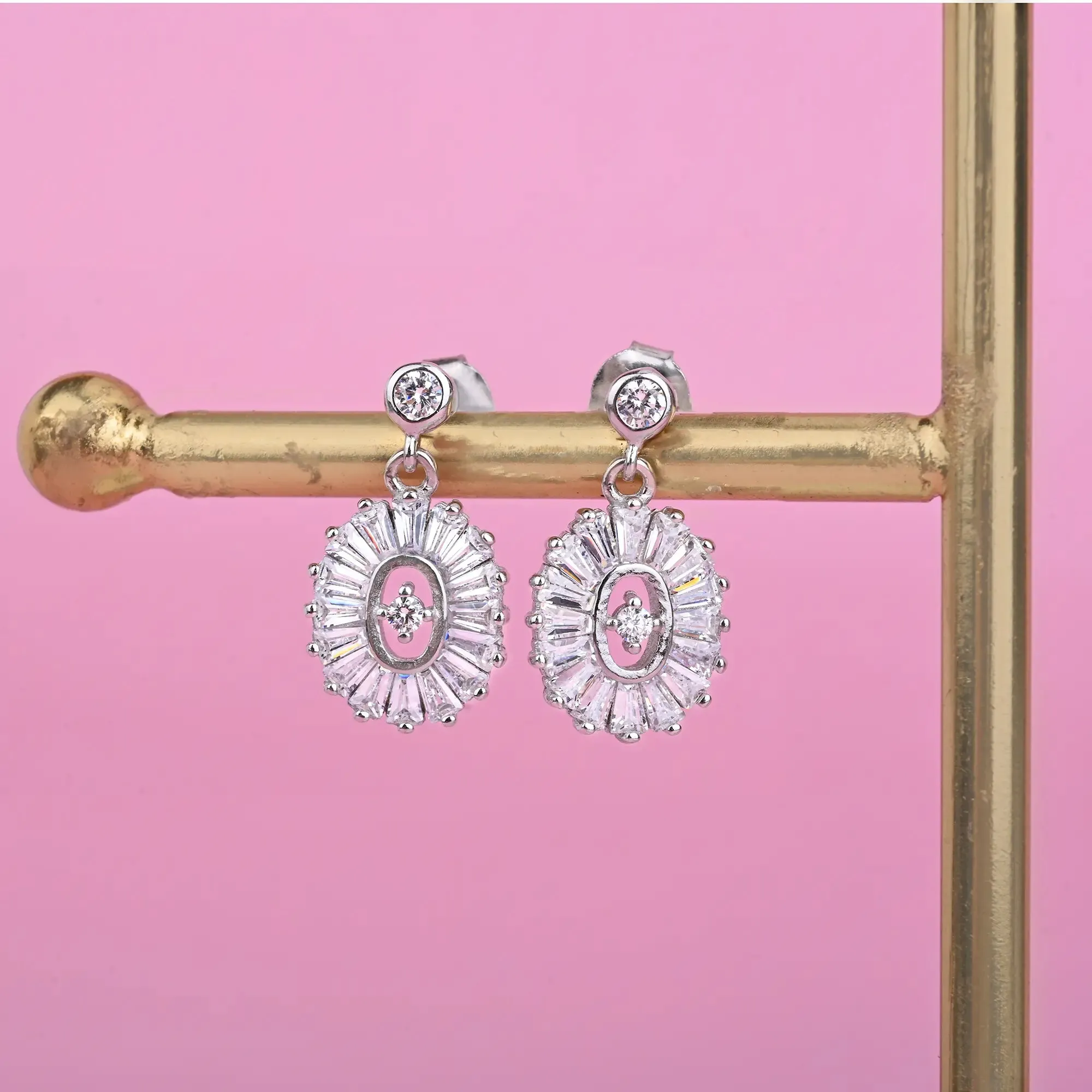 Radiant Oval Beads Earring