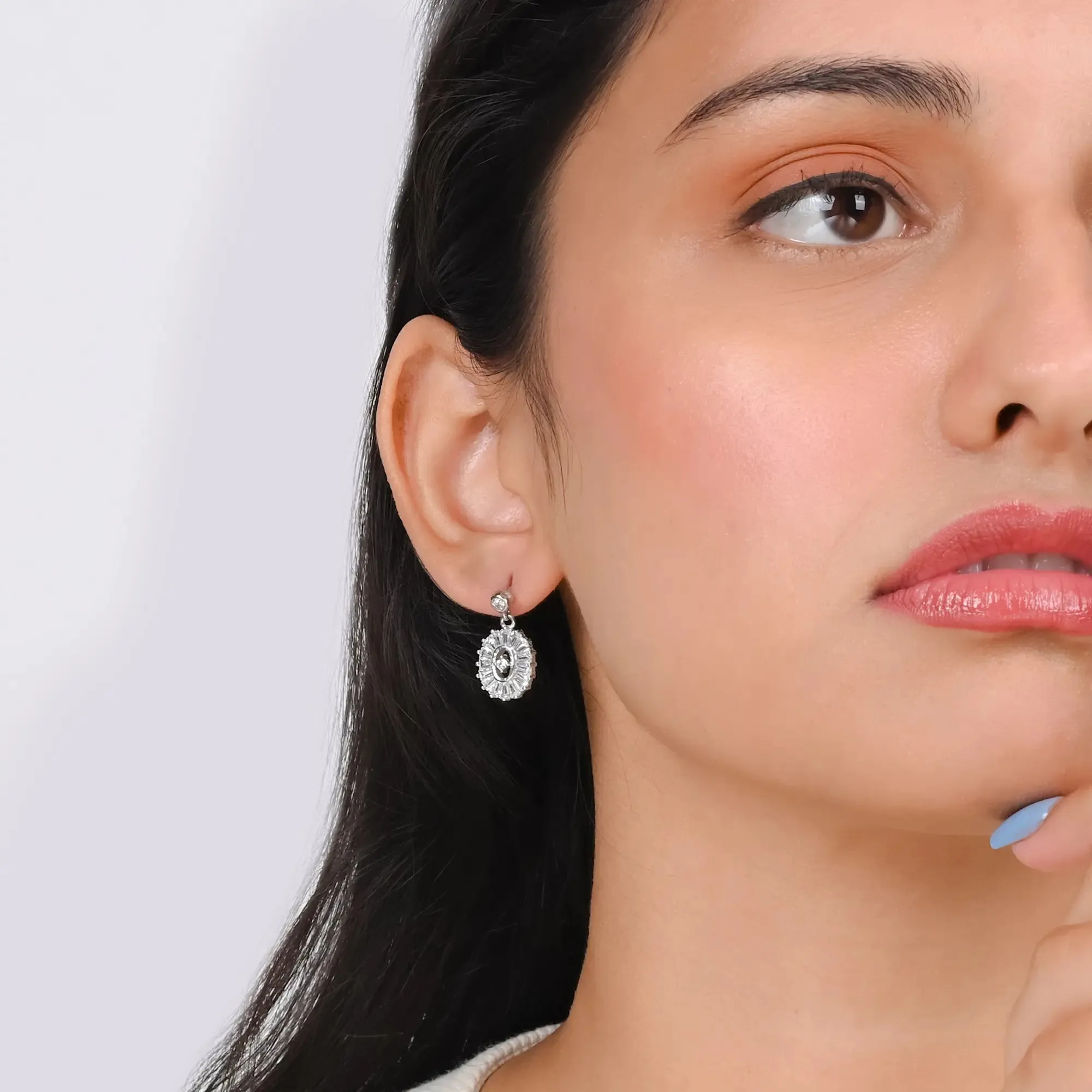 Radiant Oval Beads Earring