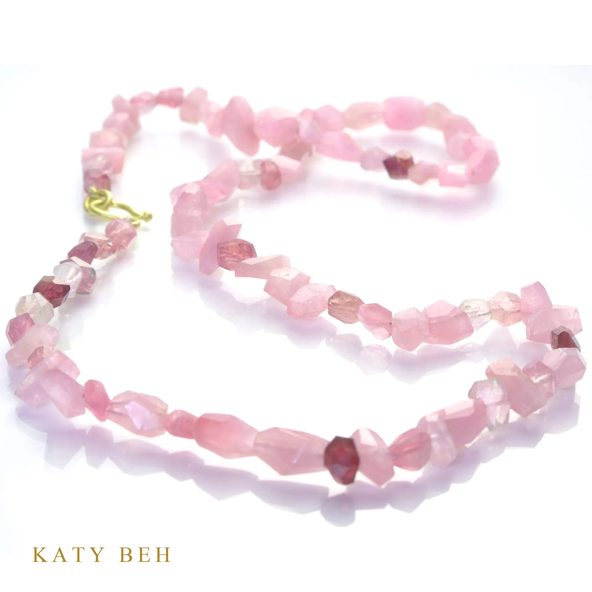 Rocky Pink Tourmaline Necklace