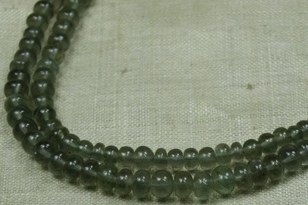 Smooth, Graduated Moss Aquamarine Stones