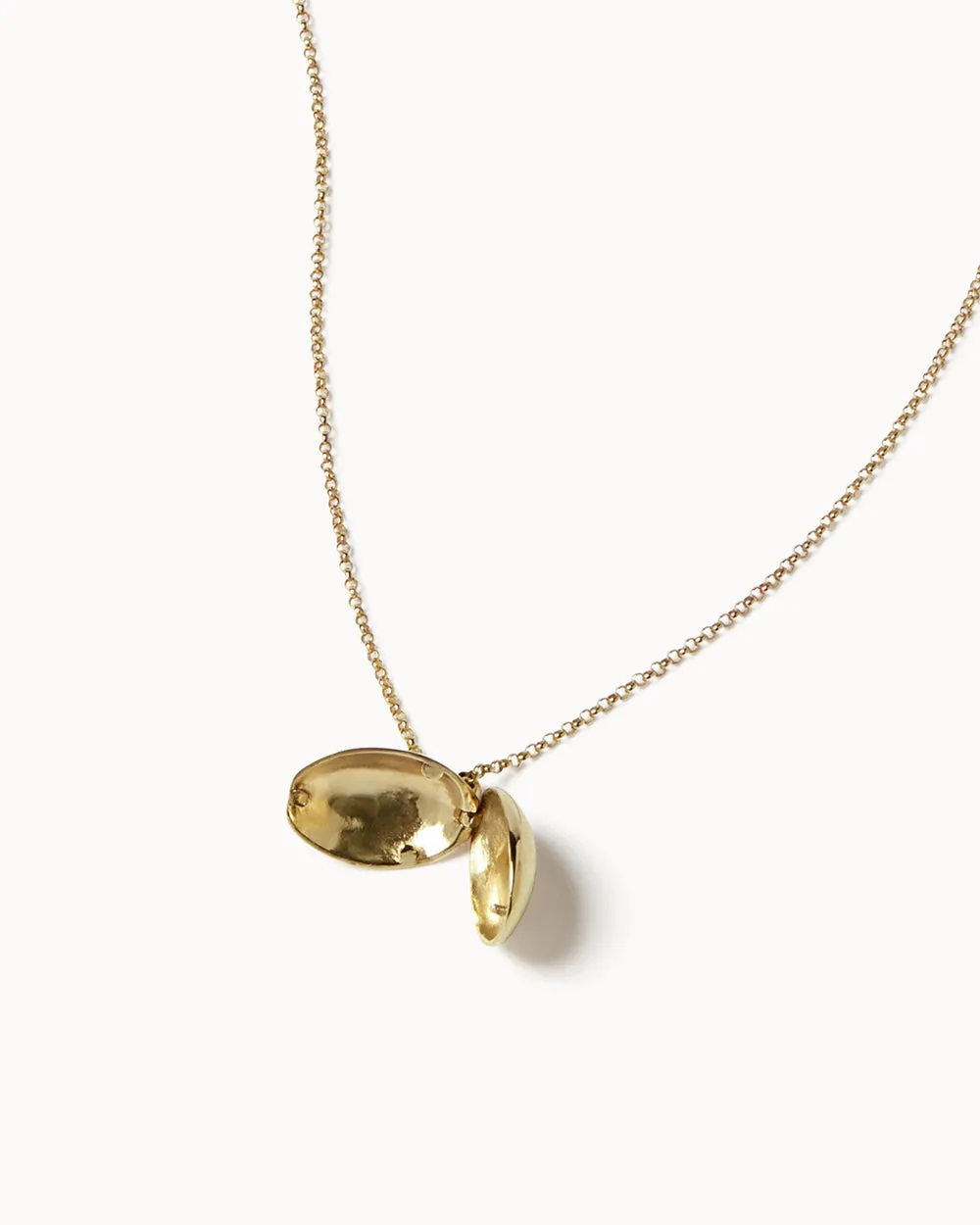 Solid Gold Locket Pendant