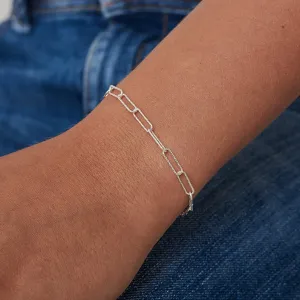 Sterling Silver chain bracelet