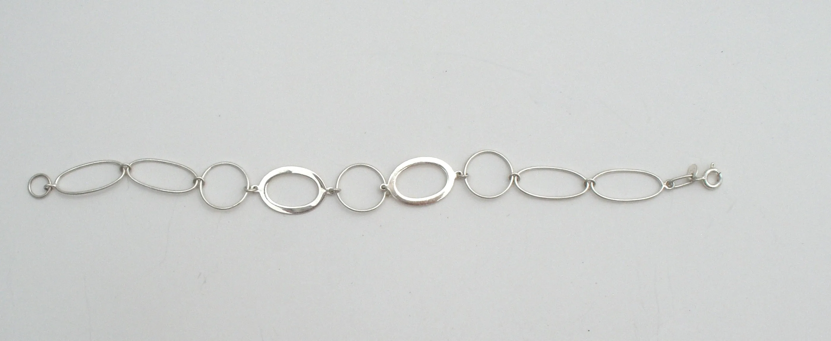 Sterling Silver Link Bracelet 7.5"
