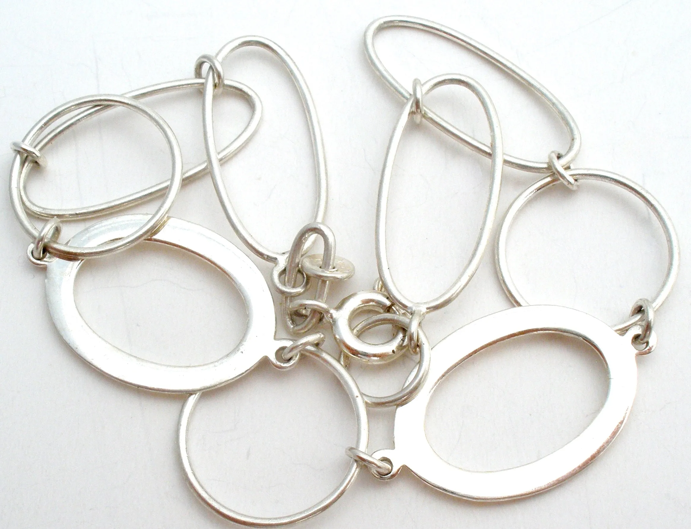 Sterling Silver Link Bracelet 7.5"