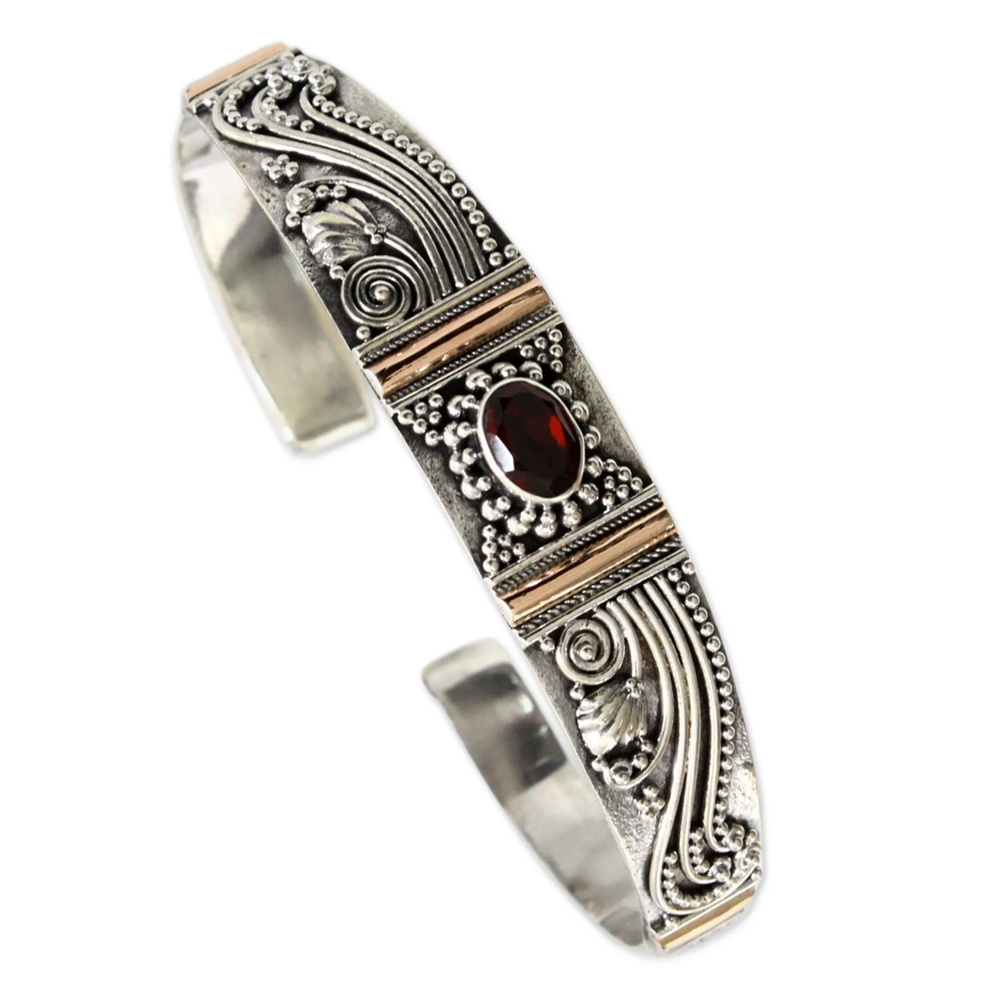 Sterling Silver Paradise Cuff Bracelet