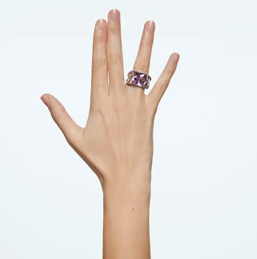 Swarovski Curiosa Ring Cocktail Violet