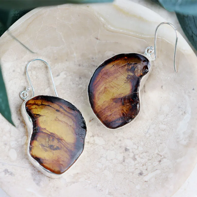 Vana Amber Bohemian Earrings