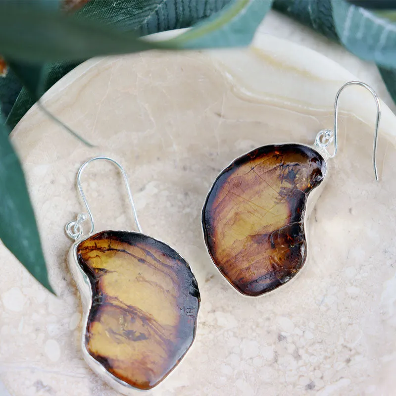 Vana Amber Bohemian Earrings