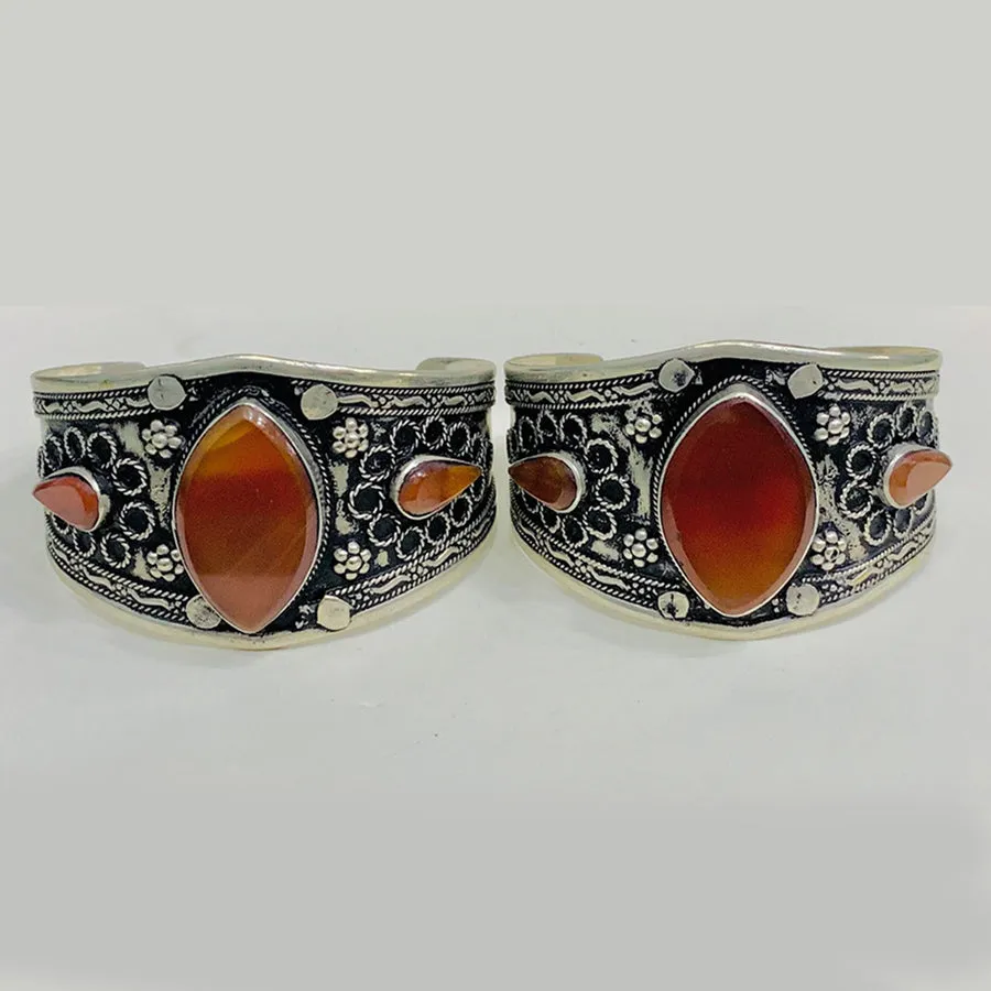 Vintage Handmade Adjustable Boho Cuff Bracelet