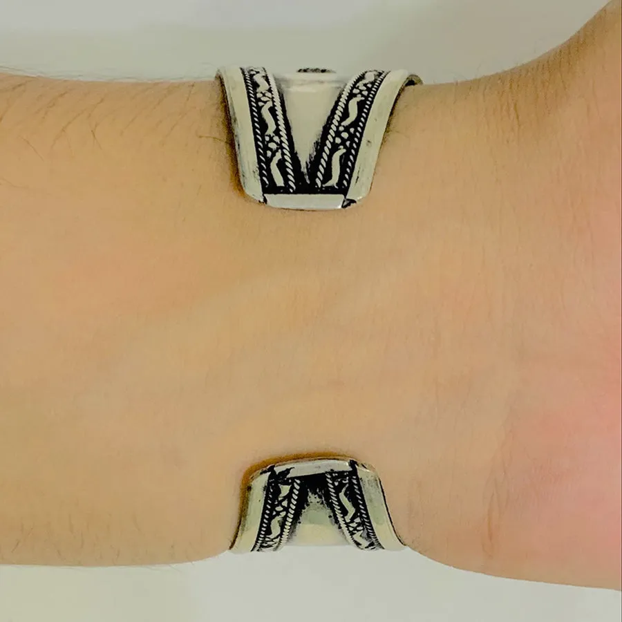 Vintage Handmade Adjustable Boho Cuff Bracelet